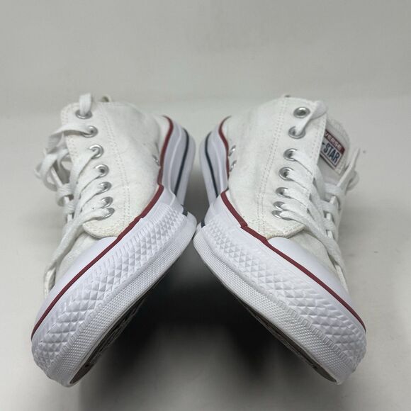 Converse All Star Chuck Taylor Sneakers Mens 12 White Canvas Low Top Shoes - Picture 8 of 16
